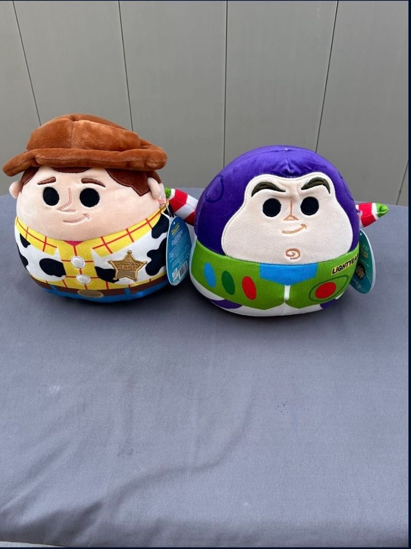 Buzz And Woody Squishmallows With Tags