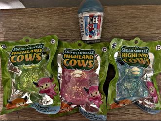 Sugar Squeeze Highland Cow / Icee Squishy Toy