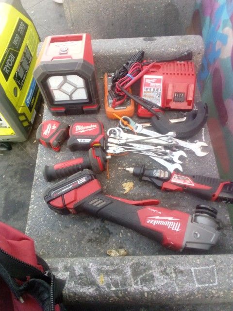 Milwaukee Variety Of Power Tools