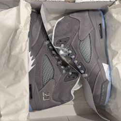 Jordan 5 Wolf Grey Size 9.5