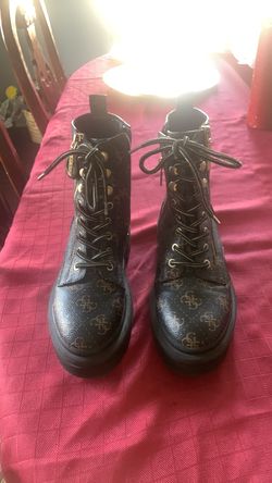 Guess ladies boots brown size 6