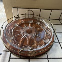 Plato Grande De Vidrio Para Decoración. 