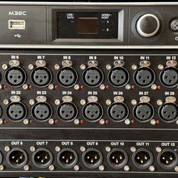 Midas M32C + DL32 Stage Box