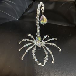Handmade crystal scorpion