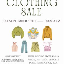 BIG CLOTHING SALE 