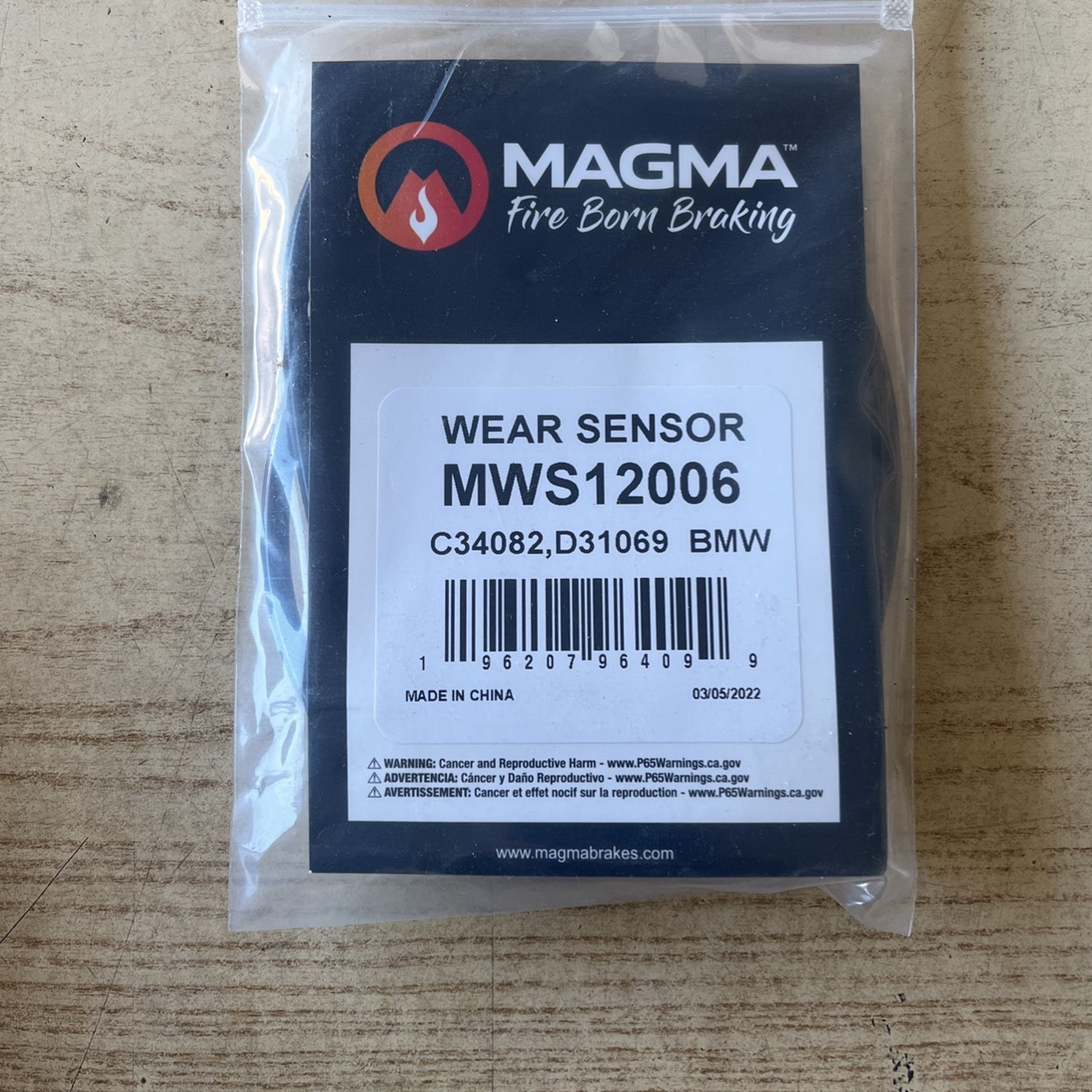 BMW 525i 04-07 Front Brake Sensor