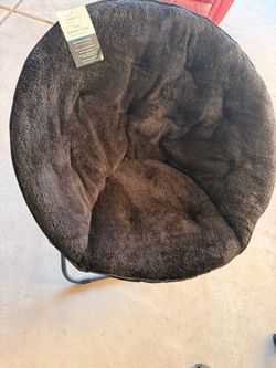 Mainstays Plush Saucer Chair