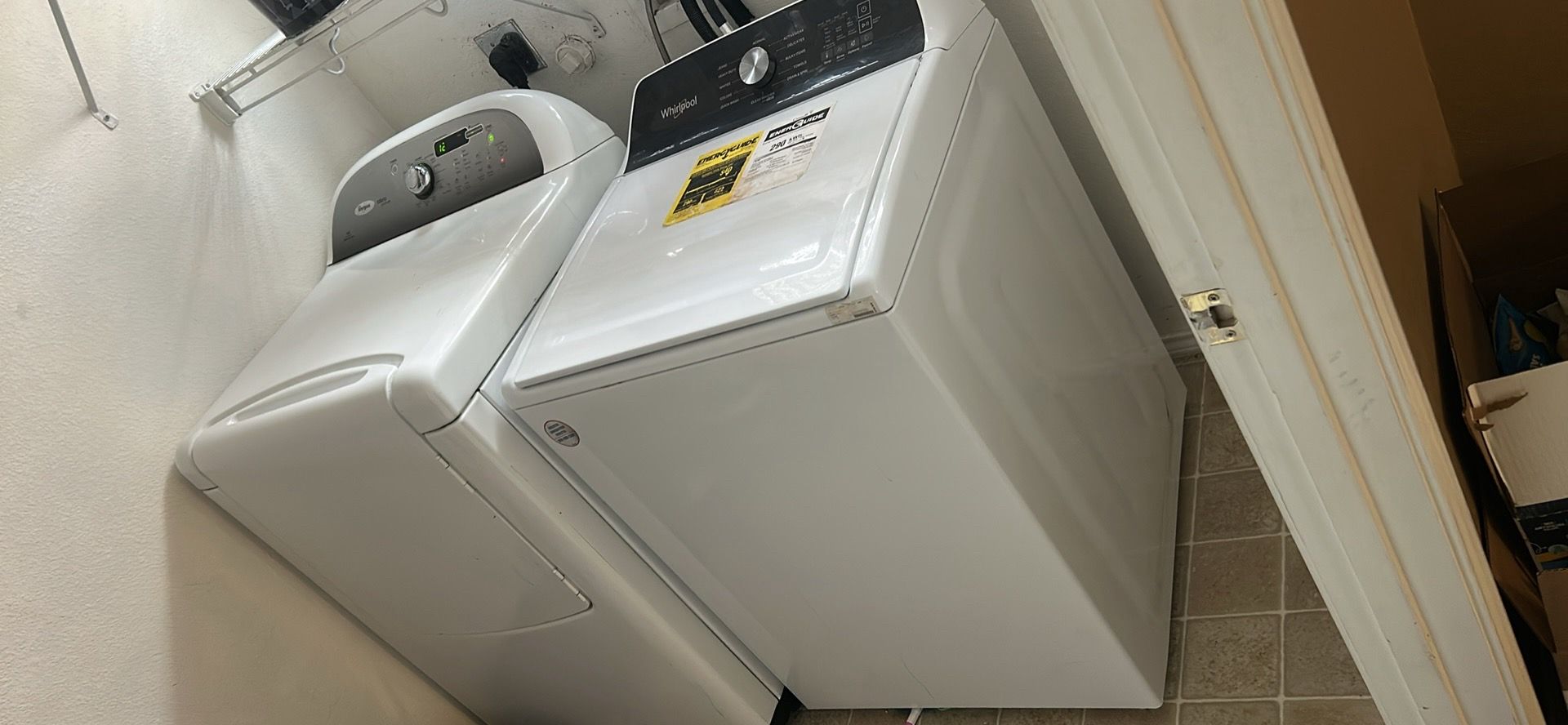 Washer and dryer