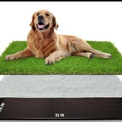 Dog Grass Large Potty Patch, Washable Puppy Pee Pad