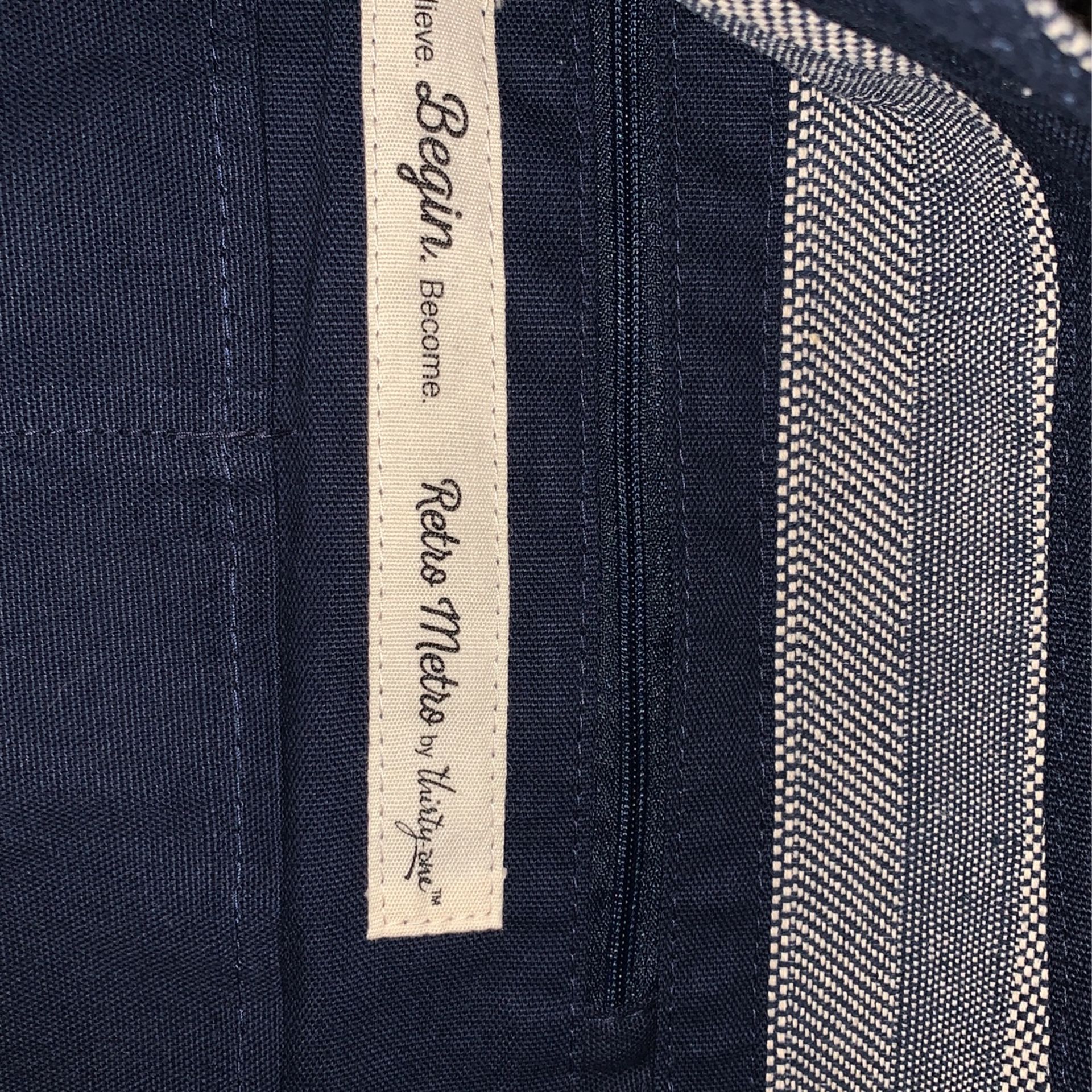 Retro Metro Hobo Bag in Woven Stripe