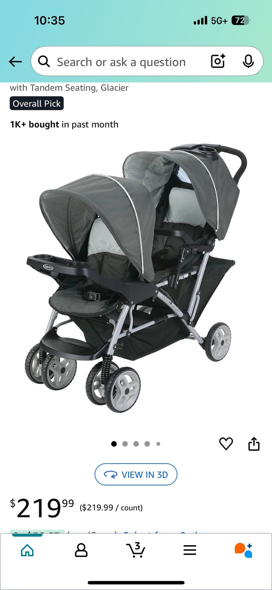 Graco Double Stroller