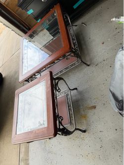 Glass tables for living room