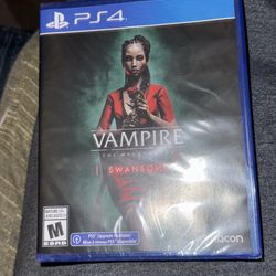 Vampire: The Masquerade - Swansong - Sony PlayStation 4 ***NEW SEALED***