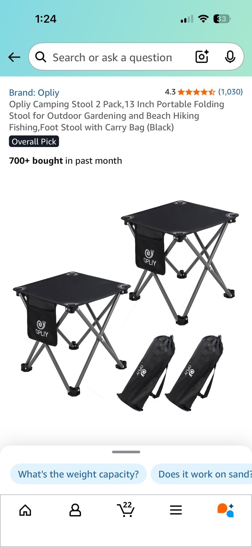 Camp Stools