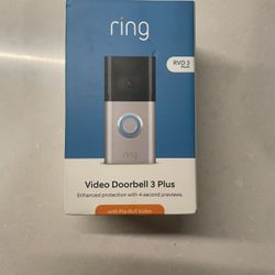 Ring Doorbell Plus 3 - Unopened