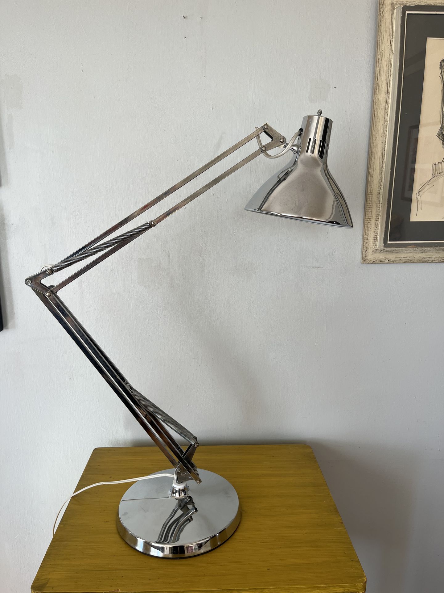 Luxo L 1 vintage lamp chrome