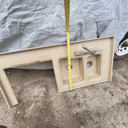 Rv Camper Trailer Sink Kitchen Countertop Fiberglass Super Light 