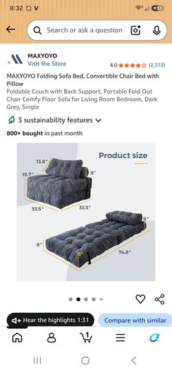 Plush chair