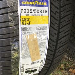 Full Set Of Four New Tires On GM Wheels .