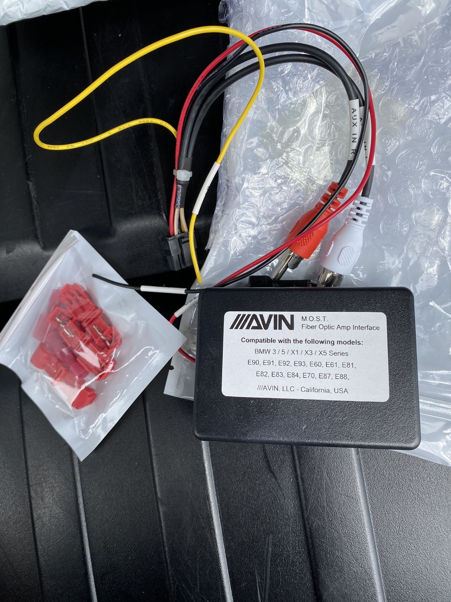 Avin MOST Fiber Optic Amp Interface for BMW