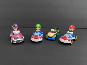 Hot Wheels Mario Kart 4 Car Lot