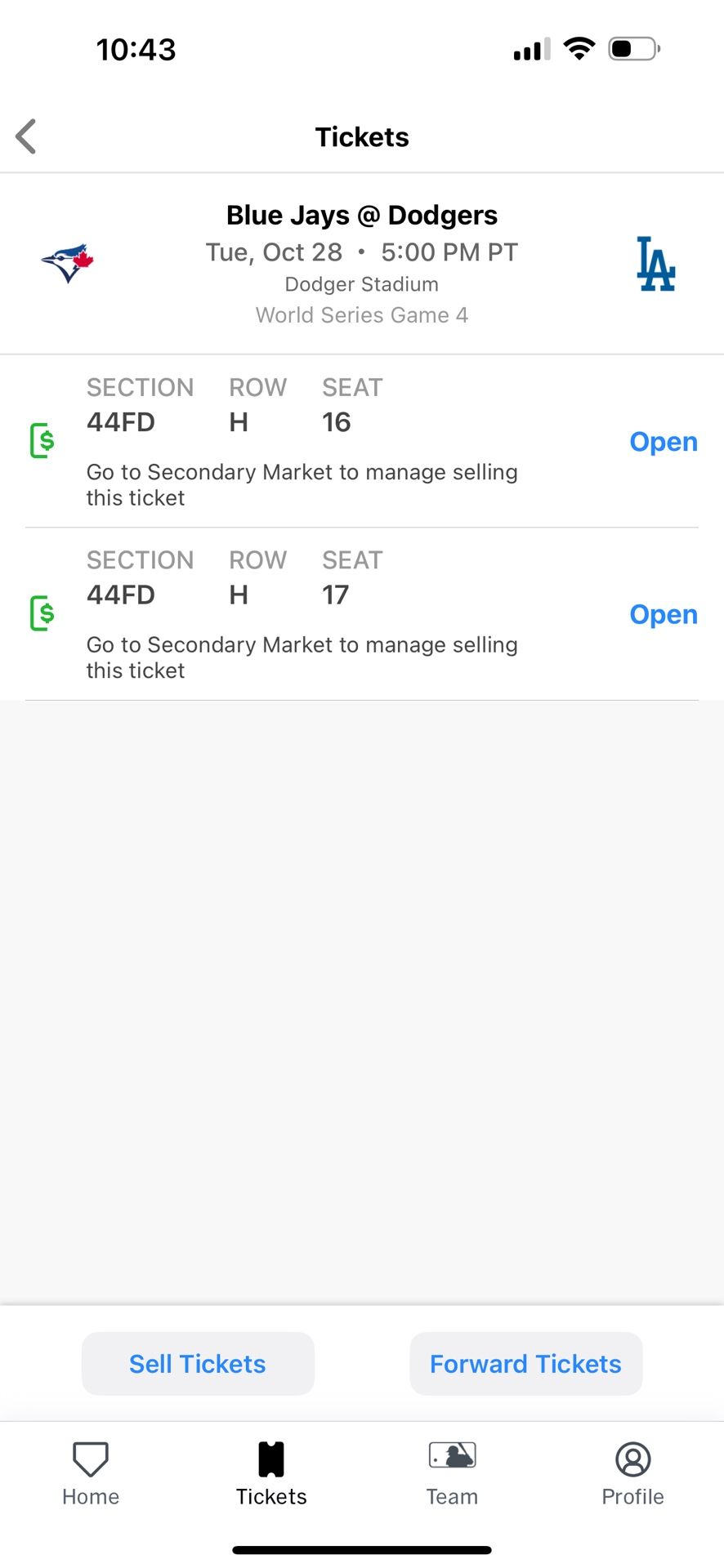 World Series Tickets