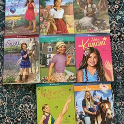 American Girl Book Lot of 8 –Historical Characters & Girl of the Year Collection