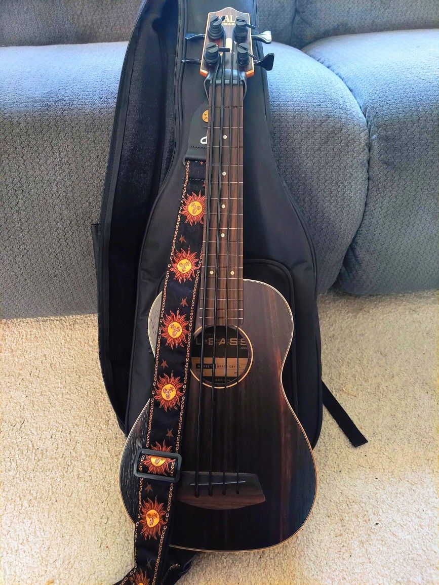 Kala Ubass Fretless EBY FL Striped Ebony Mahogany