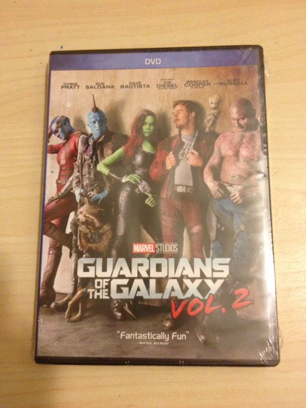 NEW GUARDIANS OF THE GALAXY DVD