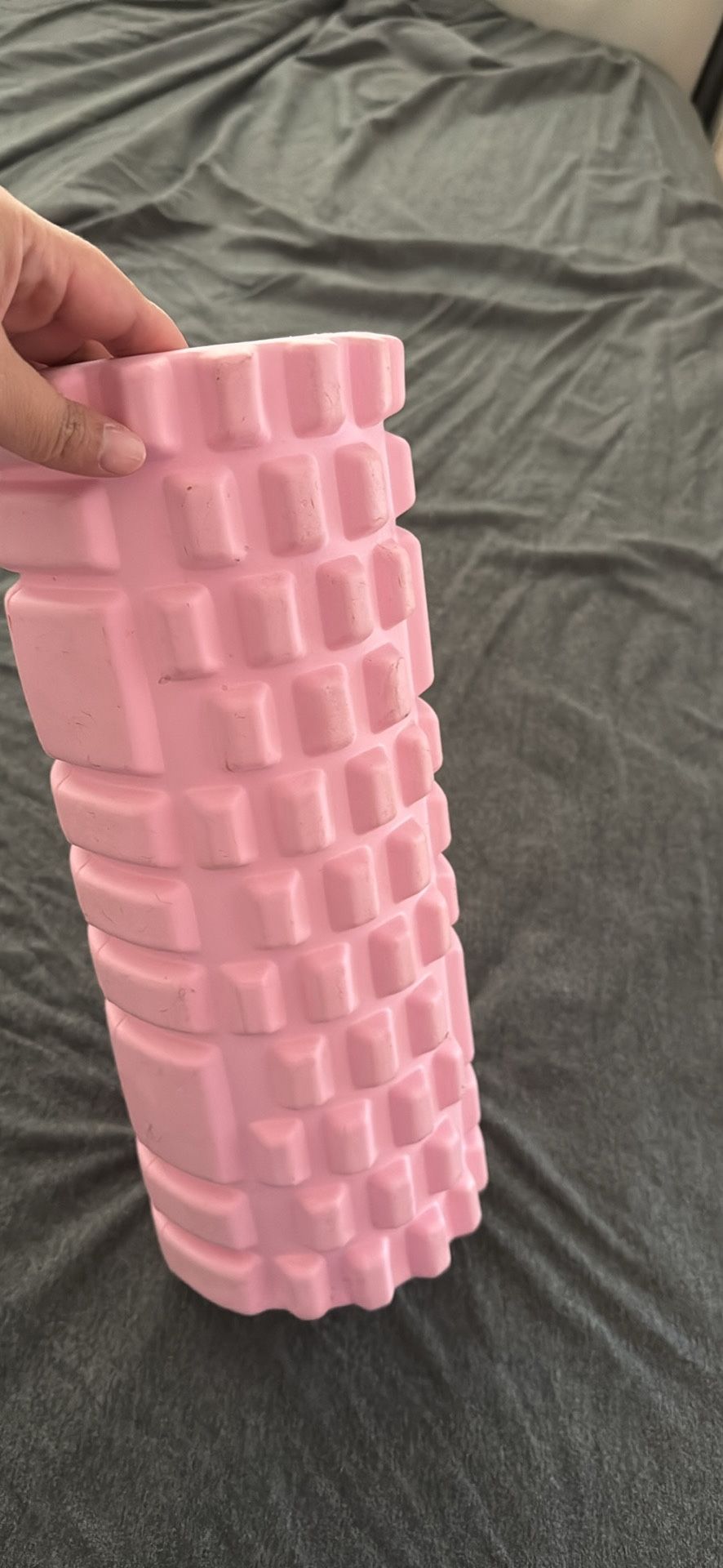 Pink foam roller