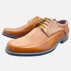 Brown square shoelaces