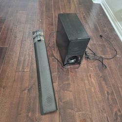 Sony Soundbar + Subwoofer  + Remote 