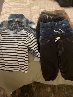 💙 Baby Boy Clothes Bundle – 12 Months – 10 Pieces