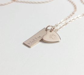 Customized dog necklace