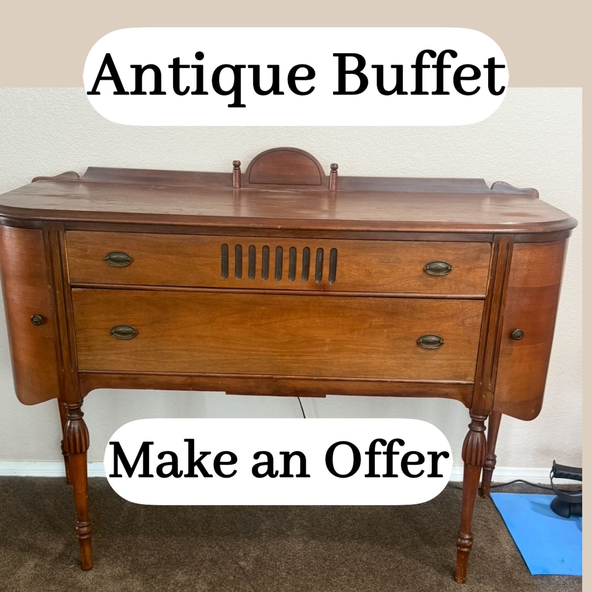 Antique Buffet table