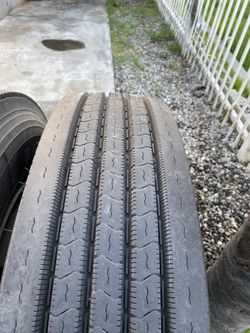 Semi Tires Have Low Pro High Rubber 255 70 22.5 , 11r  ,295 Ect $20-$150