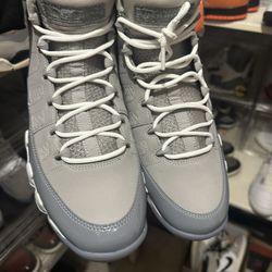 Jordan Cool Grey 9s New Size 11 Men 