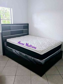 NEW QUEEN PILLOW TOP MATTRESS AND BOX SPRING