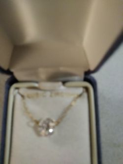 Cubic zirconia necklace