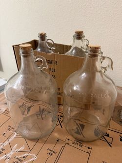 1 gallon glass jugs