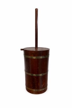 PUTNEY BASKETVILLE VERMONT LARGE WOOD BUTTER CHURN