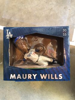 Maury Wills Dodger Bobblehead