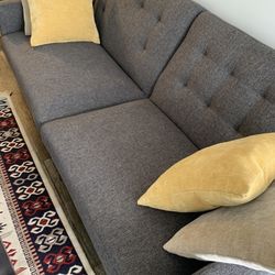 Convertible sofa bed (each side reclines separately)