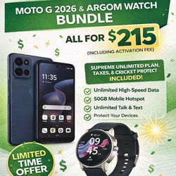 Motorola and watch bundle