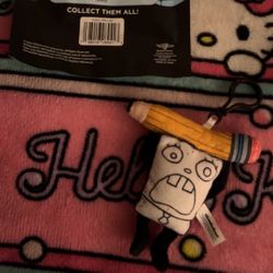 doodle bob plush keychain 