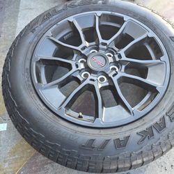 ORIGINAL 20" TOYOTA TUNDRA TRD Wheels With FALKEN Allterrain Wild Peak AT3 Tires 