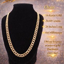Se compra ORO de 10kt 14kt 18kt 24kt Esclavas Cadenas Anillos Joyas quebradas tambien compro  Tambien presto dinero al valor del ORO

I Buy GOLD 10kt 