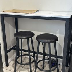 Kitchen Table With Bar Seats 