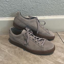 Gray Puma Suede 
