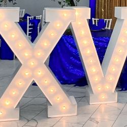 Wood marquee Letter